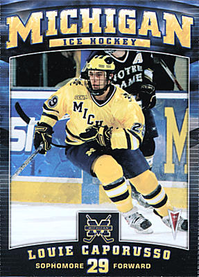 Michigan Wolverines 2008-09 hockey card image
