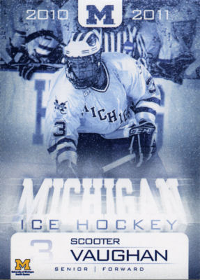 Michigan Wolverines 2010-11 hockey card image