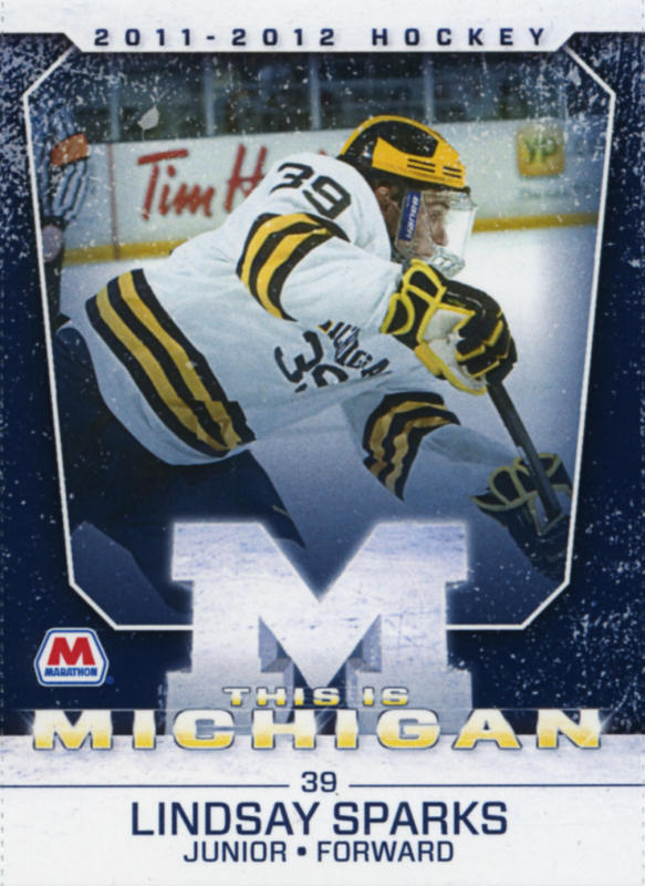 Michigan Wolverines 2011-12 hockey card image