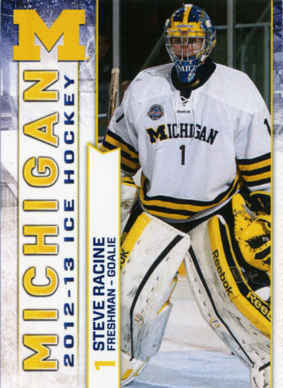 Michigan Wolverines 2012-13 hockey card image