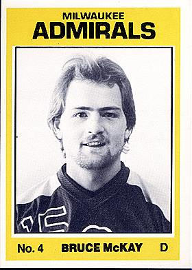 Milwaukee Admirals 1981-82 hockey card image