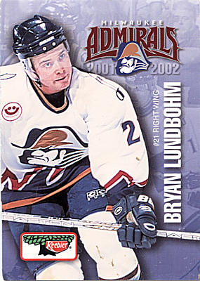 Milwaukee Admirals 2001-02 hockey card image