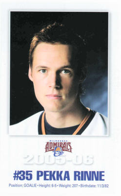 Milwaukee Admirals 2005-06 hockey card image