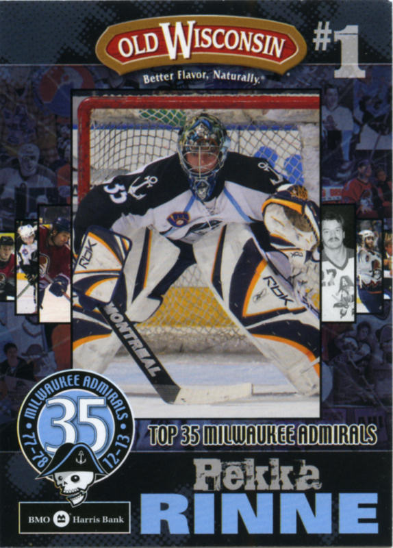 Milwaukee Admirals 2012-13 hockey card image