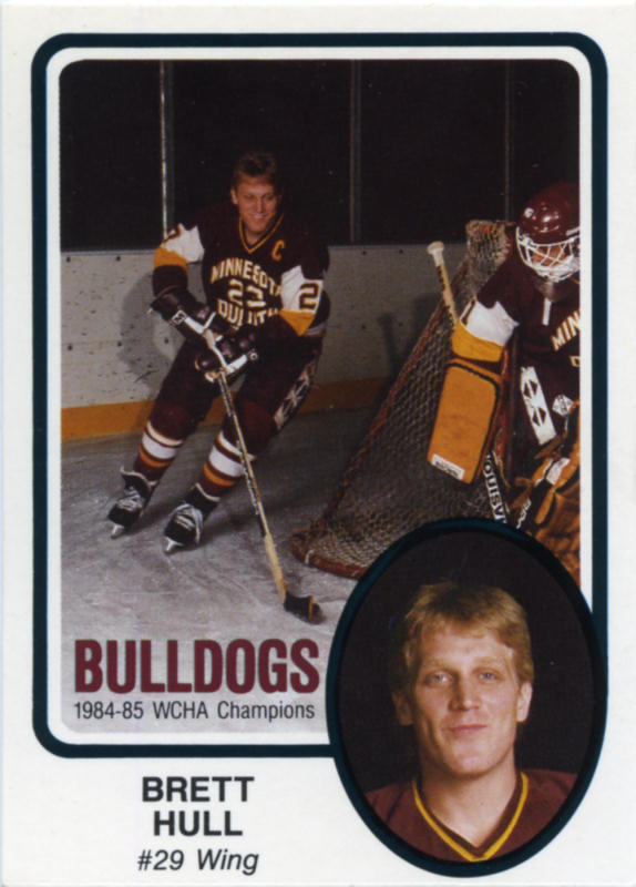 Minnesota-Duluth Bulldogs 1985-86 hockey card image