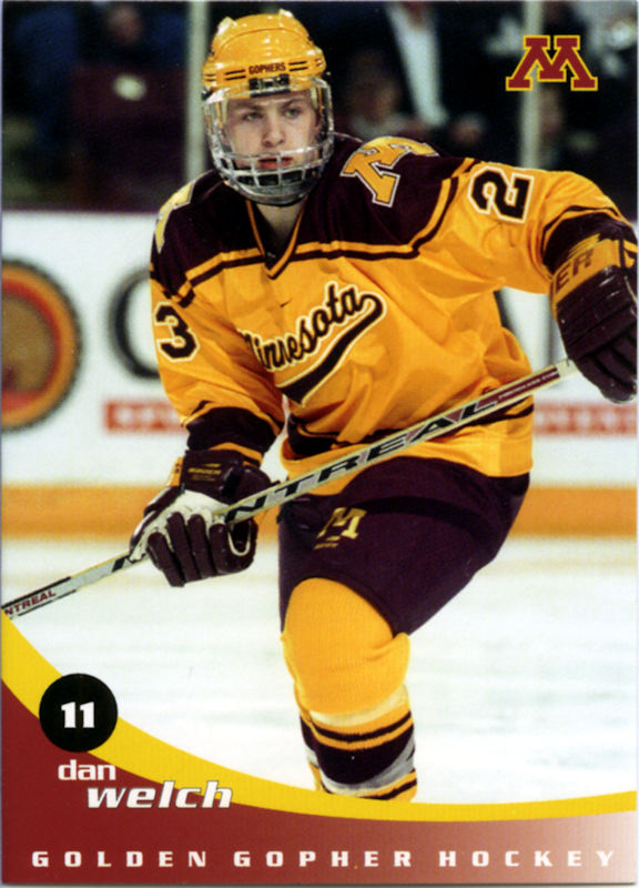 Minnesota Golden Gophers 2002-03 hockey card image