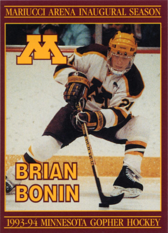 Minnesota Golden Gophers 1993-94 hockey card image