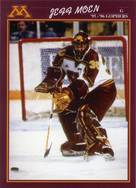 Minnesota Golden Gophers 1995-96 hockey card image