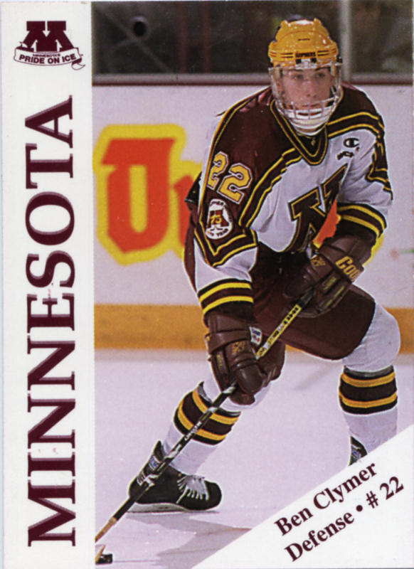Minnesota Golden Gophers 1996-97 hockey card image
