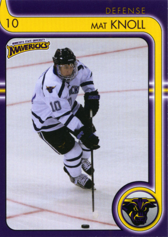 Minnesota State Mavericks 2013-14 hockey card image