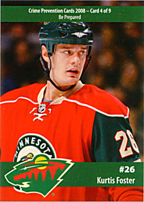 Minnesota Wild 2008-09 hockey card image