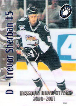 Missouri River Otters 2000-01 hockey card image