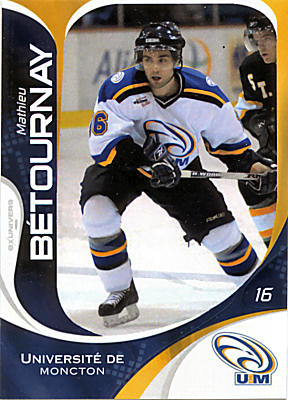 Moncton Blue Hawks 2007-08 hockey card image