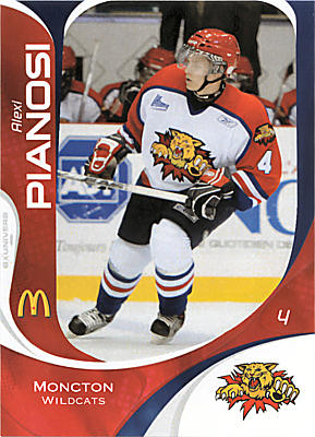 Moncton Wildcats 2007-08 hockey card image