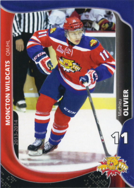 Moncton Wildcats 2013-14 hockey card image