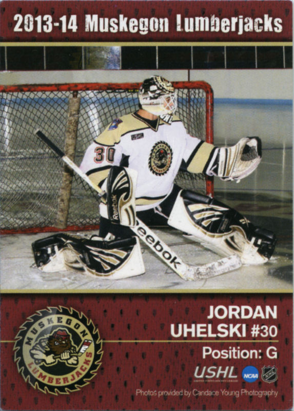 Muskegon Lumberjacks 2013-14 hockey card image