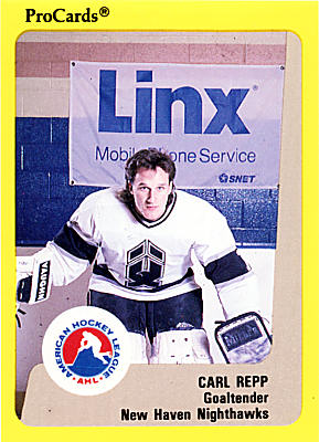 New Haven Nighthawks 1989-90 hockey card image