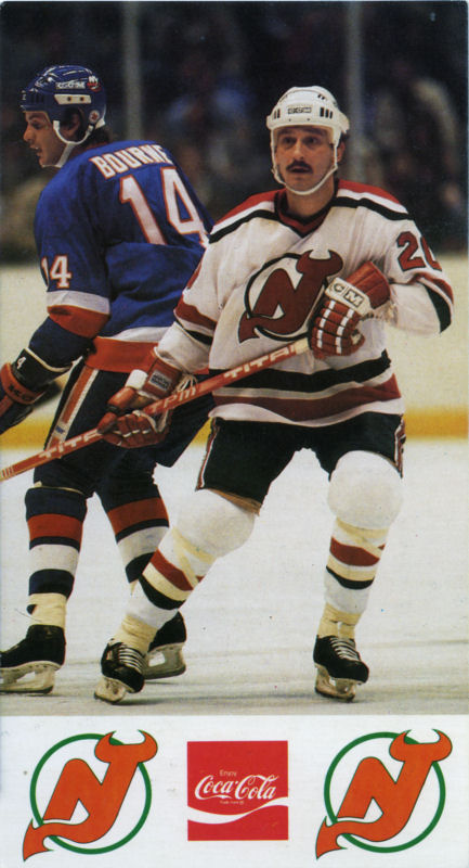 New Jersey Devils 1983-84 hockey card image