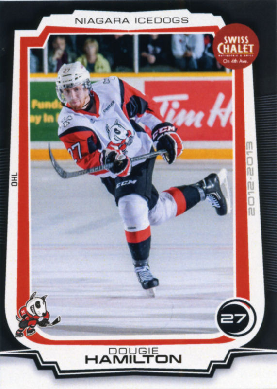 Niagara IceDogs 2012-13 hockey card image