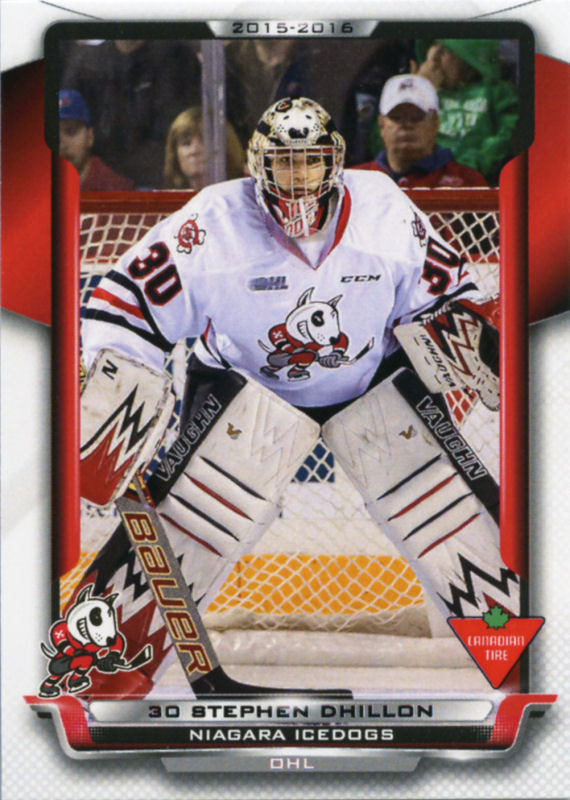 Niagara IceDogs 2015-16 hockey card image