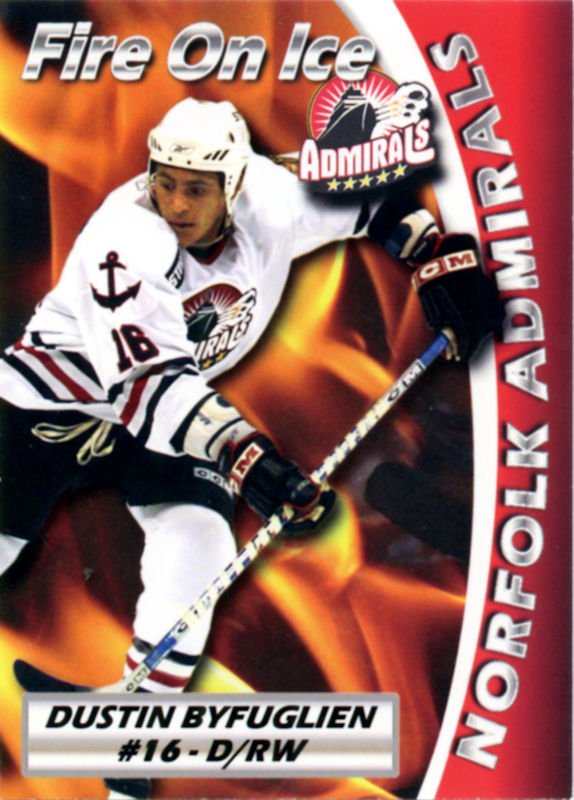 Norfolk Admirals 2005-06 hockey card image