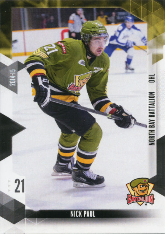 North Bay Battalion 2014-15 hockey card image