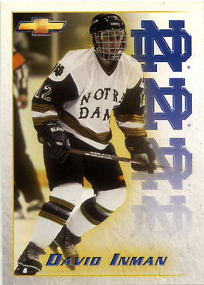 Notre Dame Fighting Irish 2001-02 hockey card image