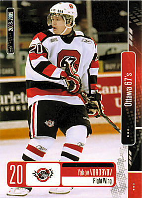 Ottawa 67's 2008-09 hockey card image