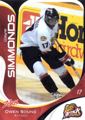 Owen Sound Attack 2007-08 hockey card image
