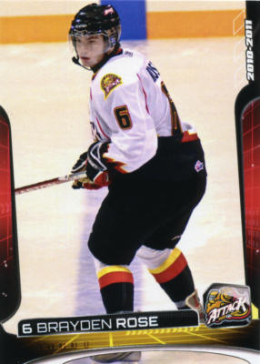 Owen Sound Attack 2010-11 hockey card image