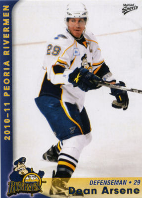 Peoria Rivermen 2010-11 hockey card image