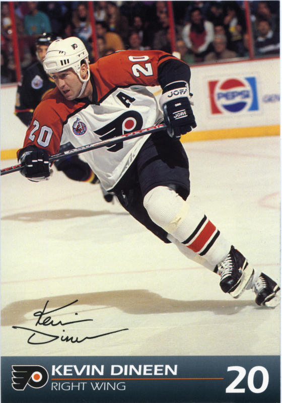 Philadelphia Flyers 1992-93 hockey card image