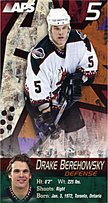 Phoenix Coyotes 2001-02 hockey card image