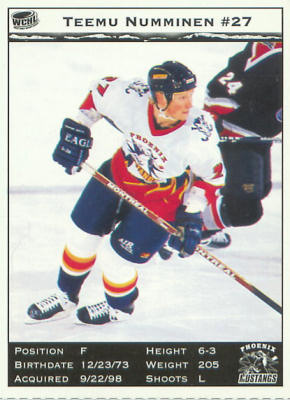 Phoenix Mustangs 1998-99 hockey card image