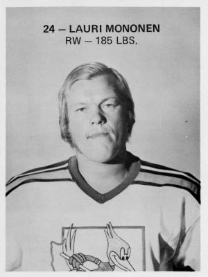 Phoenix Roadrunners 1975-76 hockey card image