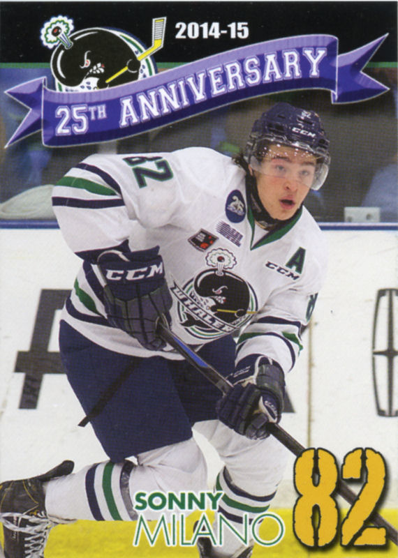 Plymouth Whalers 2014-15 hockey card image