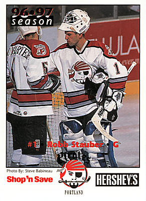 Portland Pirates 1996-97 hockey card image