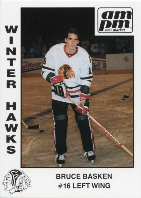 Portland Winter Hawks 1986-87 hockey card image