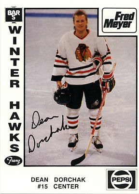 Portland Winter Hawks 1989-90 hockey card image
