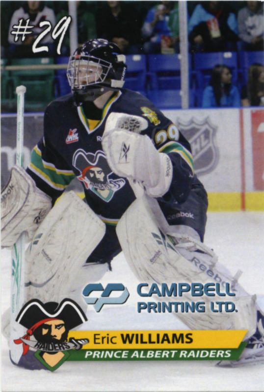 Prince Albert Raiders 2011-12 hockey card image
