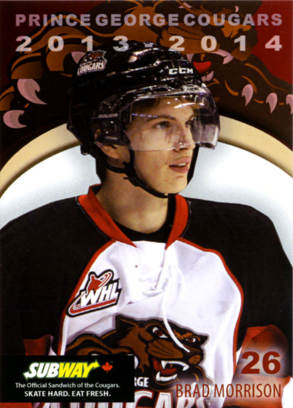 Prince George Cougars 2013-14 hockey card image