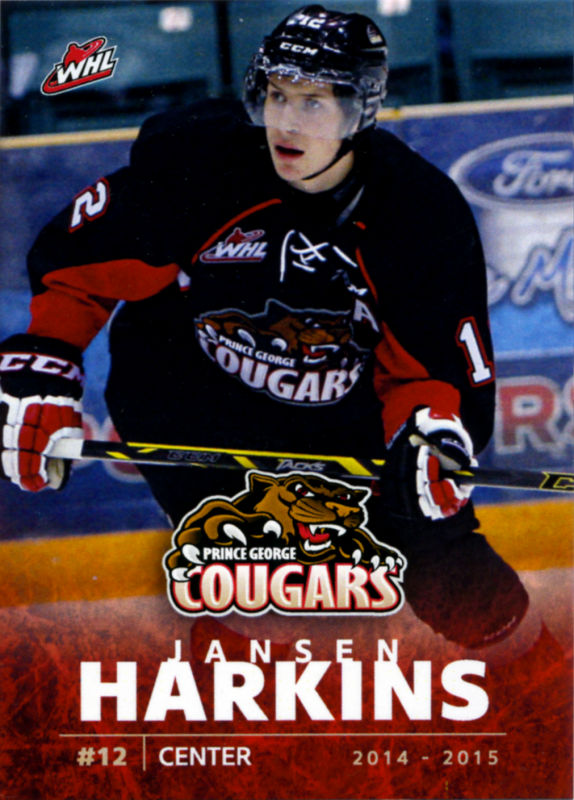 Prince George Cougars 2014-15 hockey card image