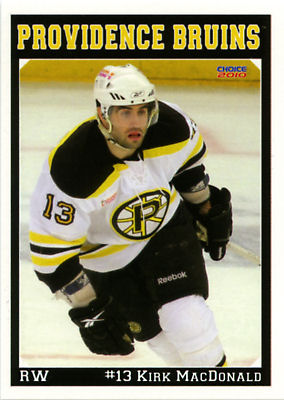 Providence Bruins 2009-10 hockey card image