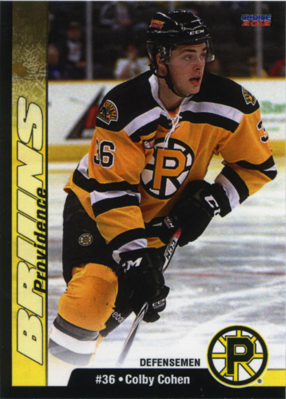 Providence Bruins 2011-12 hockey card image