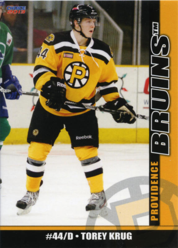 Providence Bruins 2012-13 hockey card image