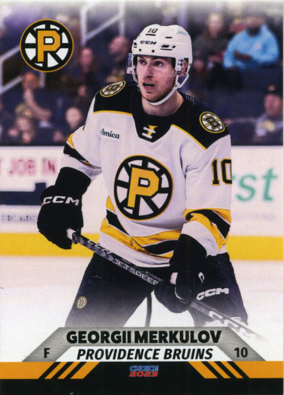 Providence Bruins 2022-23 hockey card image