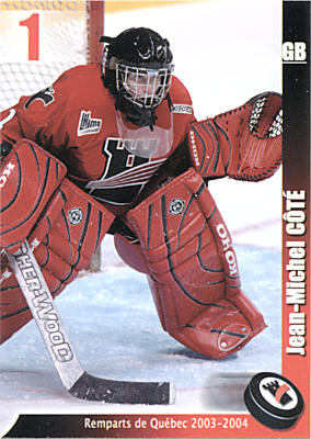 Quebec Remparts 2003-04 hockey card image