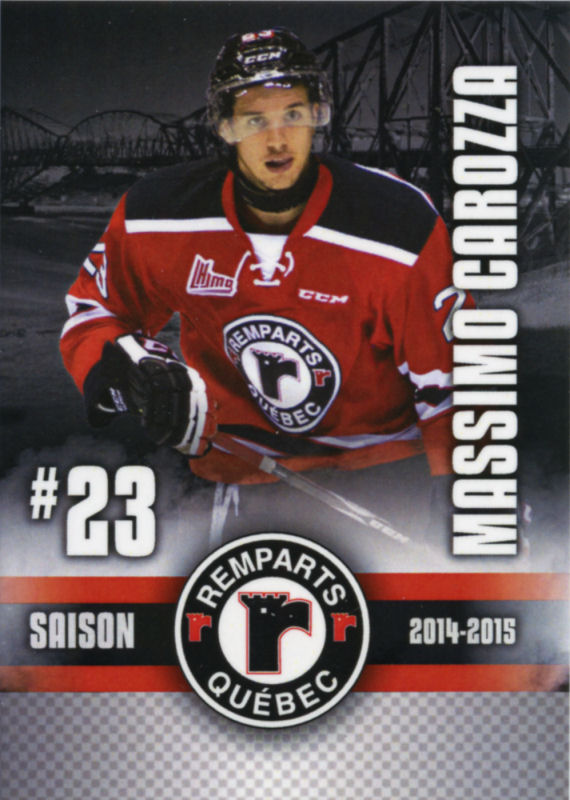 Quebec Remparts 2014-15 hockey card image