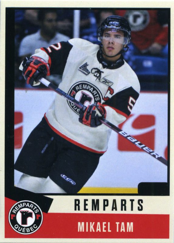 Quebec Remparts 2021-22 hockey card image