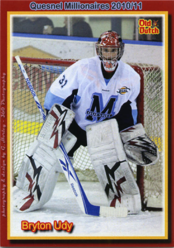 Quesnel Millionaires 2010-11 hockey card image